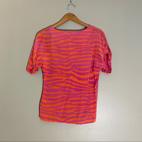 NWT Ellie Kai 100% Silk Blouse - Picture 5 of 6